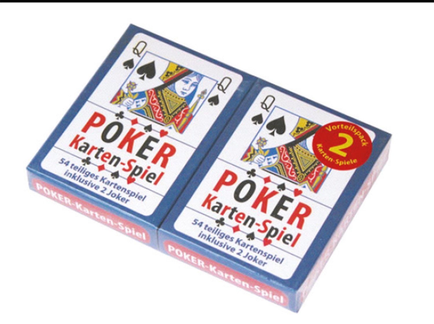 Spiel Pokerkarten 2er Set, Poker, Pokerkarten Set Karten-Spiel Spielkarten