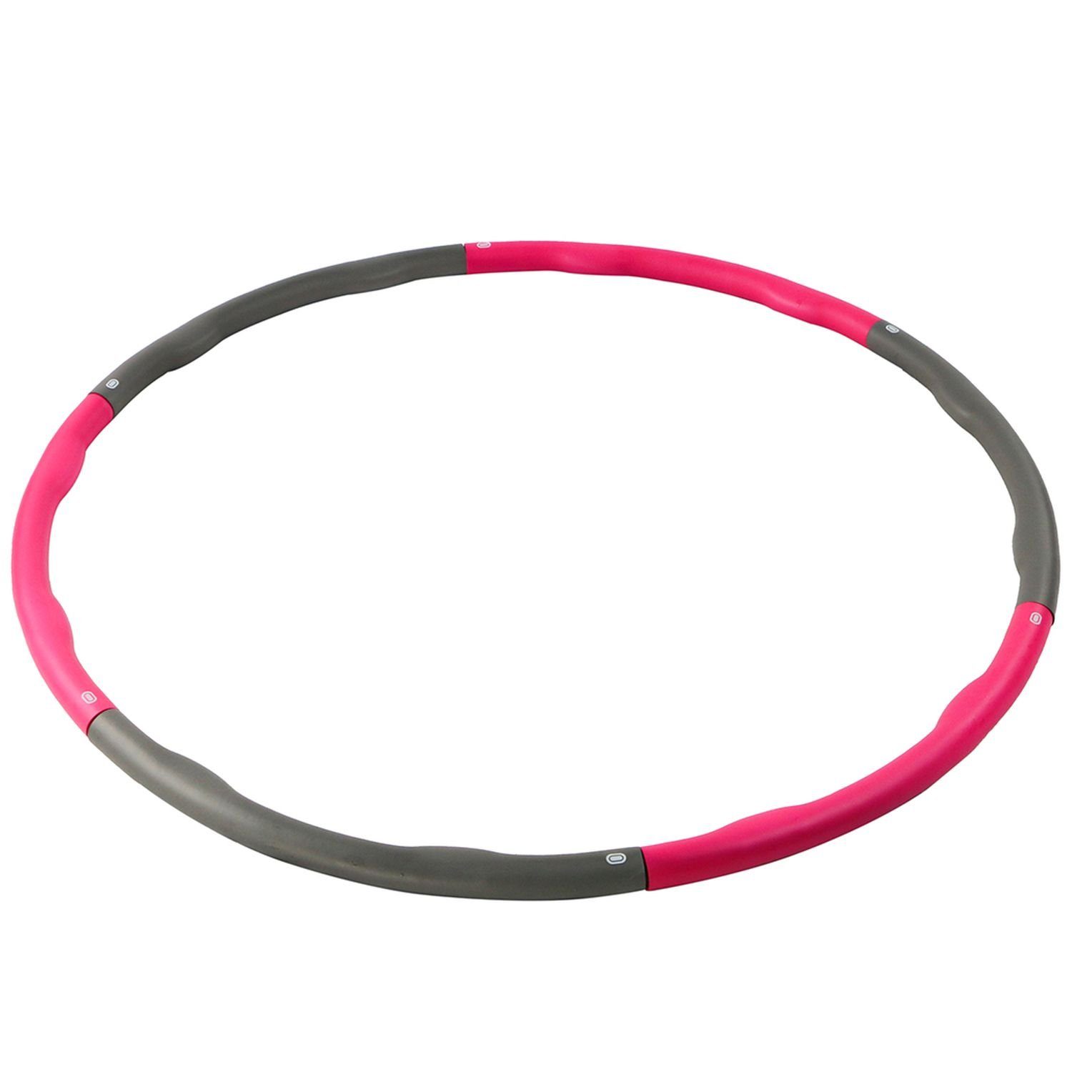 Sporttrend 24 Trainingsring Gymnastikreifen 1,2kg grau/pink