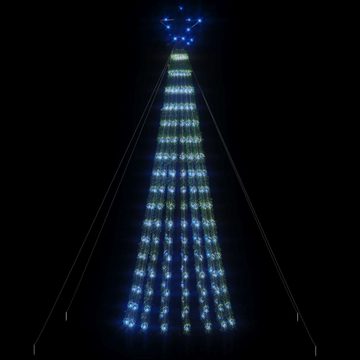 vidaXL Christbaumschmuck Weihnachtsbaum Kegelform 275 LEDs Blau 180 cm (1-tlg)