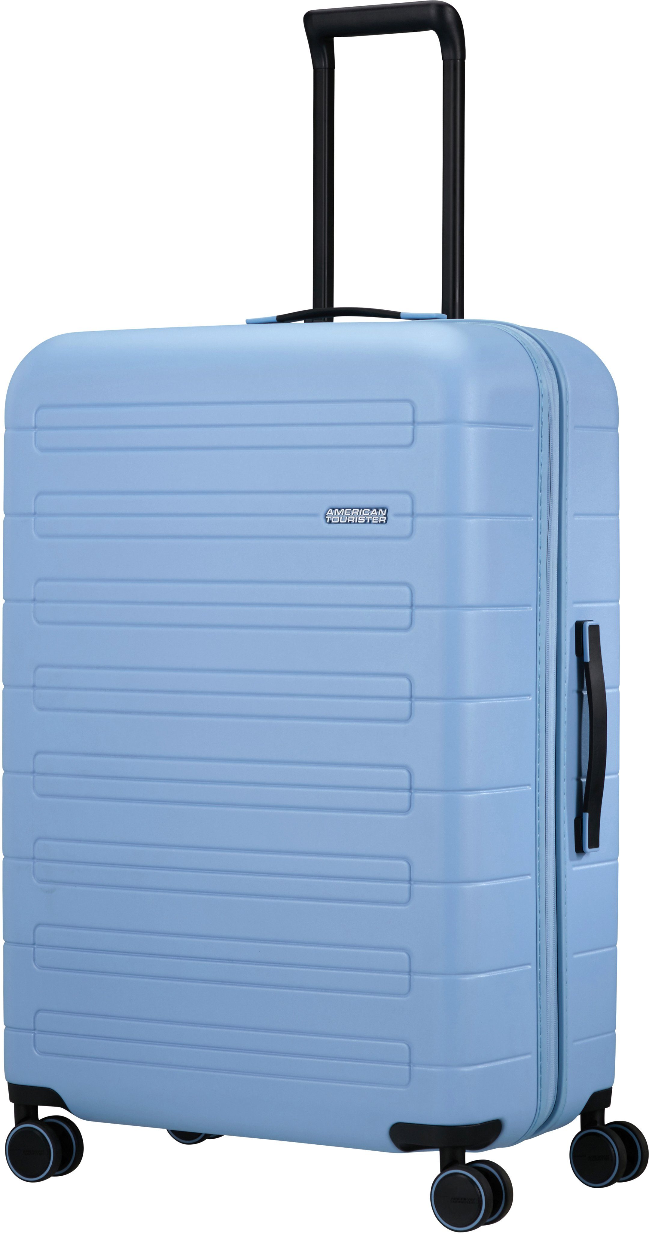 American Tourister® Hartschalen-Trolley Novastream, Pastel Blue Volumenerweiterung cm, 4 77 Rollen, mit