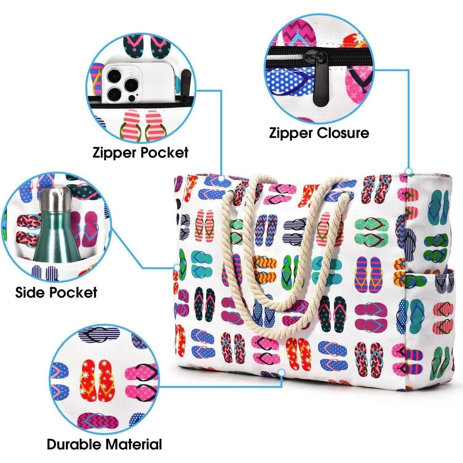 LuxusKollektion Strandtasche Strandtasche Damen Shopper Badetasche Wasserdi günstig online kaufen