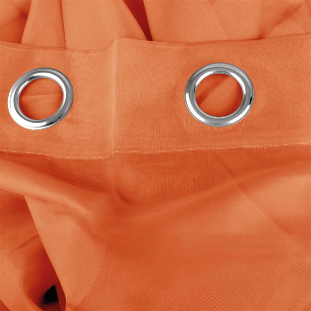 Bestlivings Vorhang (2 St), Ösen, transparent, Voile, Gardinenset "Transparent"