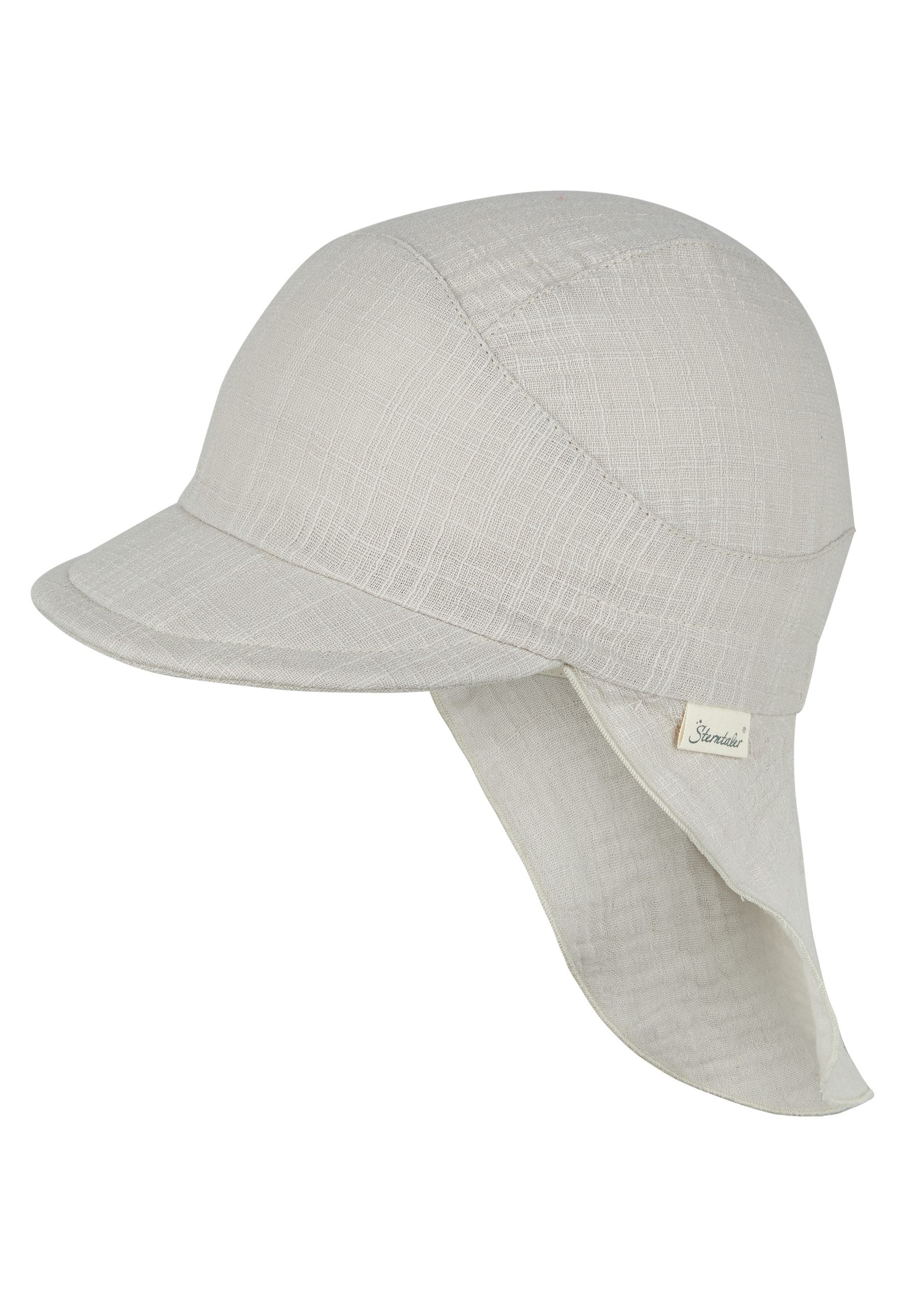 Sterntaler® Schirmmütze Schirmmütze mit Nackenschutz uni (1-St)