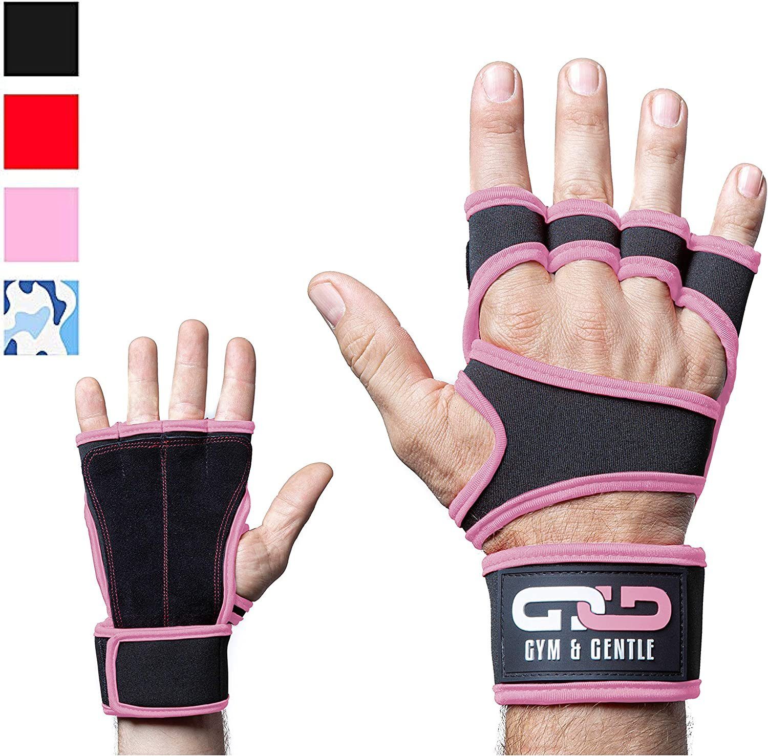 Handgelenkstütze geringes Gym Frauen und Multisporthandschuhe Männer Fitnesshandschuhe mit rosa Gewicht Gentle für &
