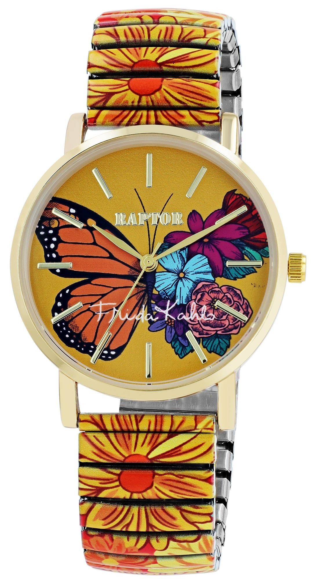 Raptor Quarzuhr Frida Kahlo Edition mit Edelstahlzugband, 3 ATM, inkl. günstig online kaufen