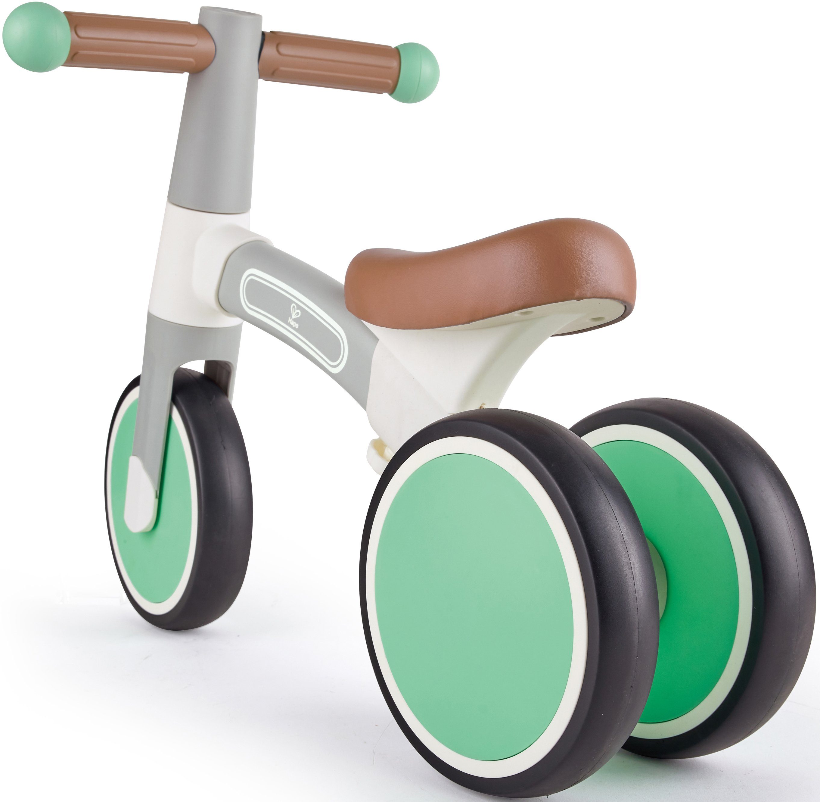 Hape Dreirad Mein erstes Lauf-Dreirad, Hellgrau, mit leichtem Aluminiumrahmen