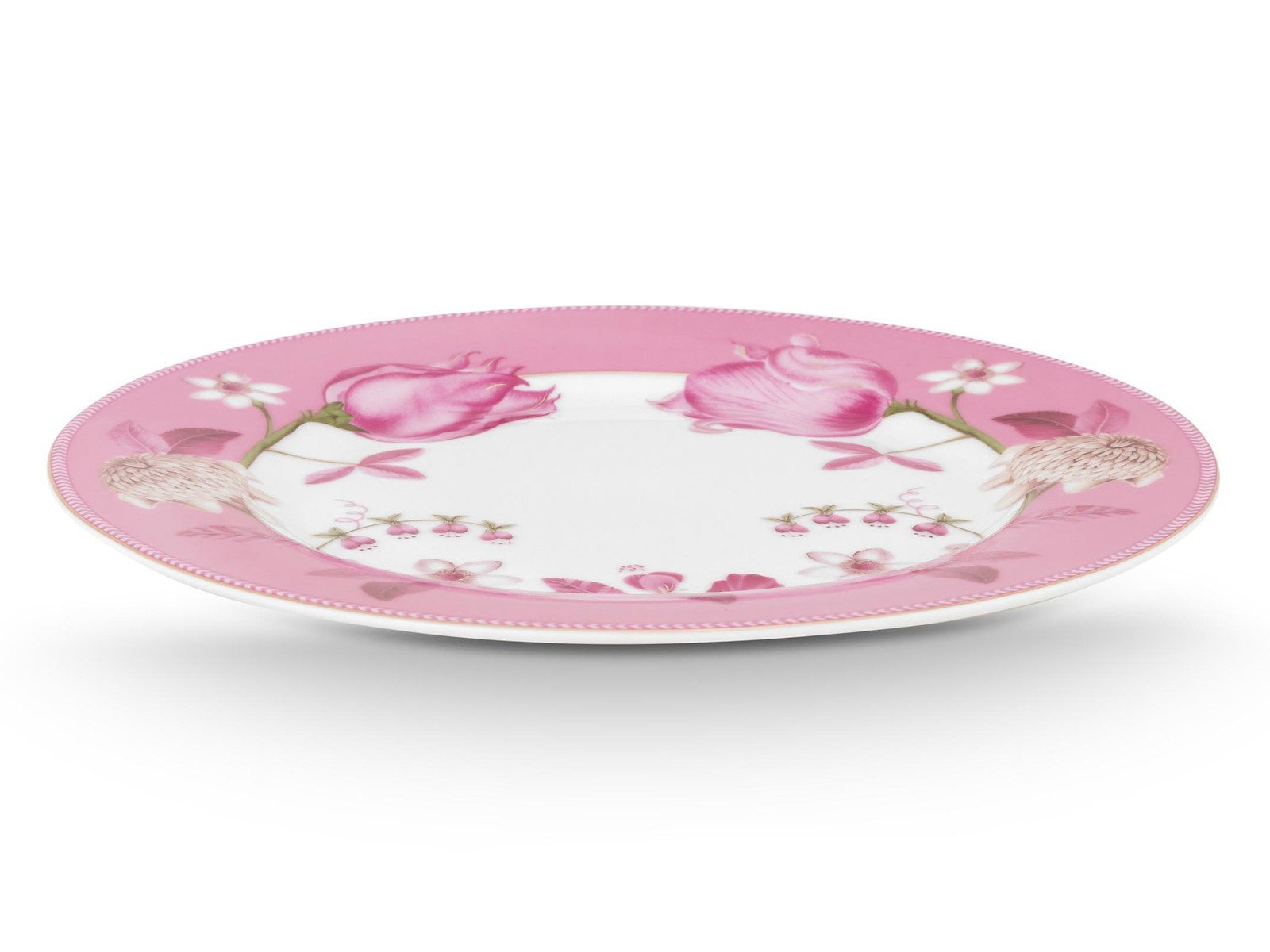 PiP Studio Frühstücksteller Jolie Tulip Pink Speiseteller 23cm