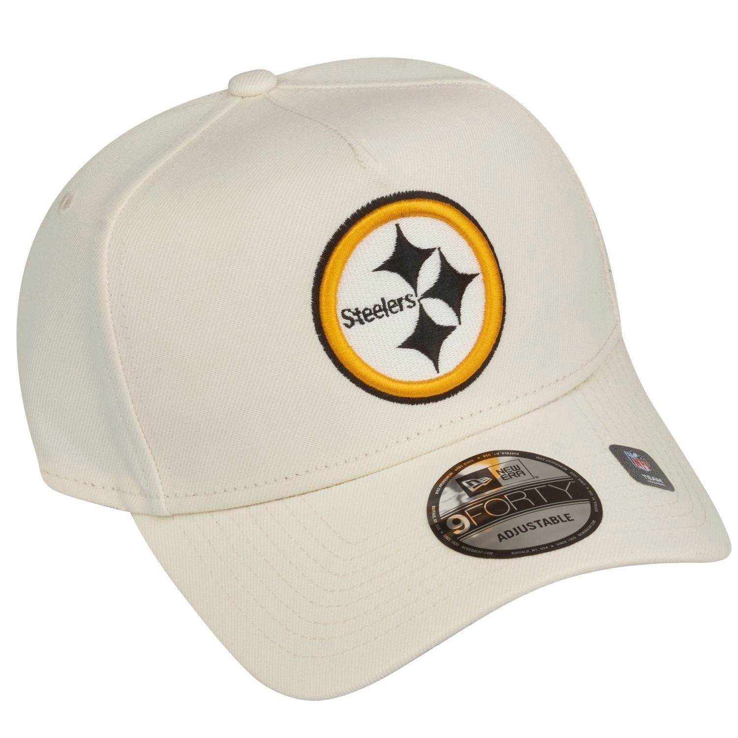 New Era Trucker Cap 9Forty Trucker white AFrame TEAMS Steelers NFL Pittsburgh chrome