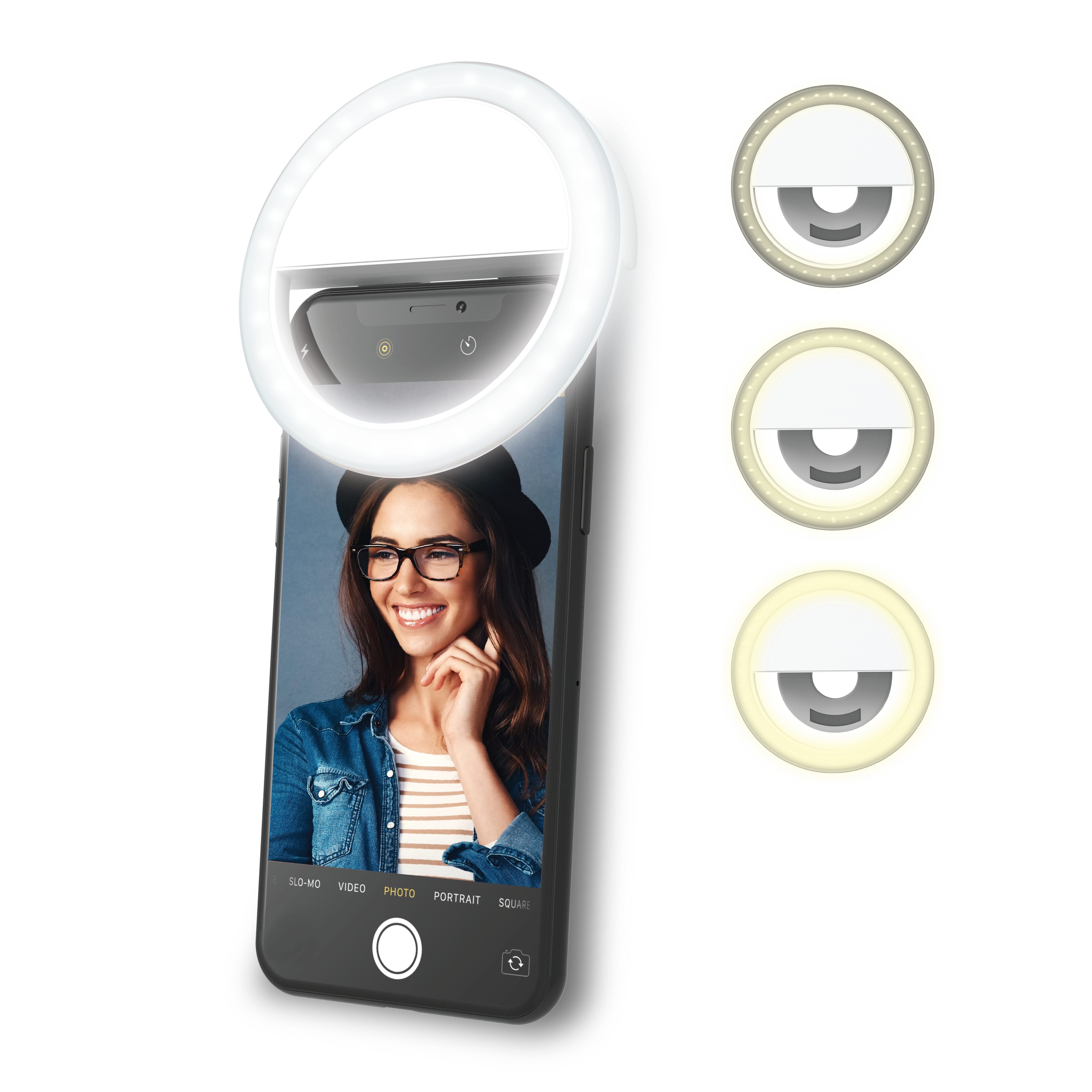 DigiPower Ringlicht »Selfie Licht fürs Handy, 28 LED Ringlicht, 3  Helligkeitsstufen, Fernbedienung, wiederaufladbare Ringleuchte, für Live-  Streaming, Make-Up, YouTube, TikTok und Vlogging« online kaufen | OTTO