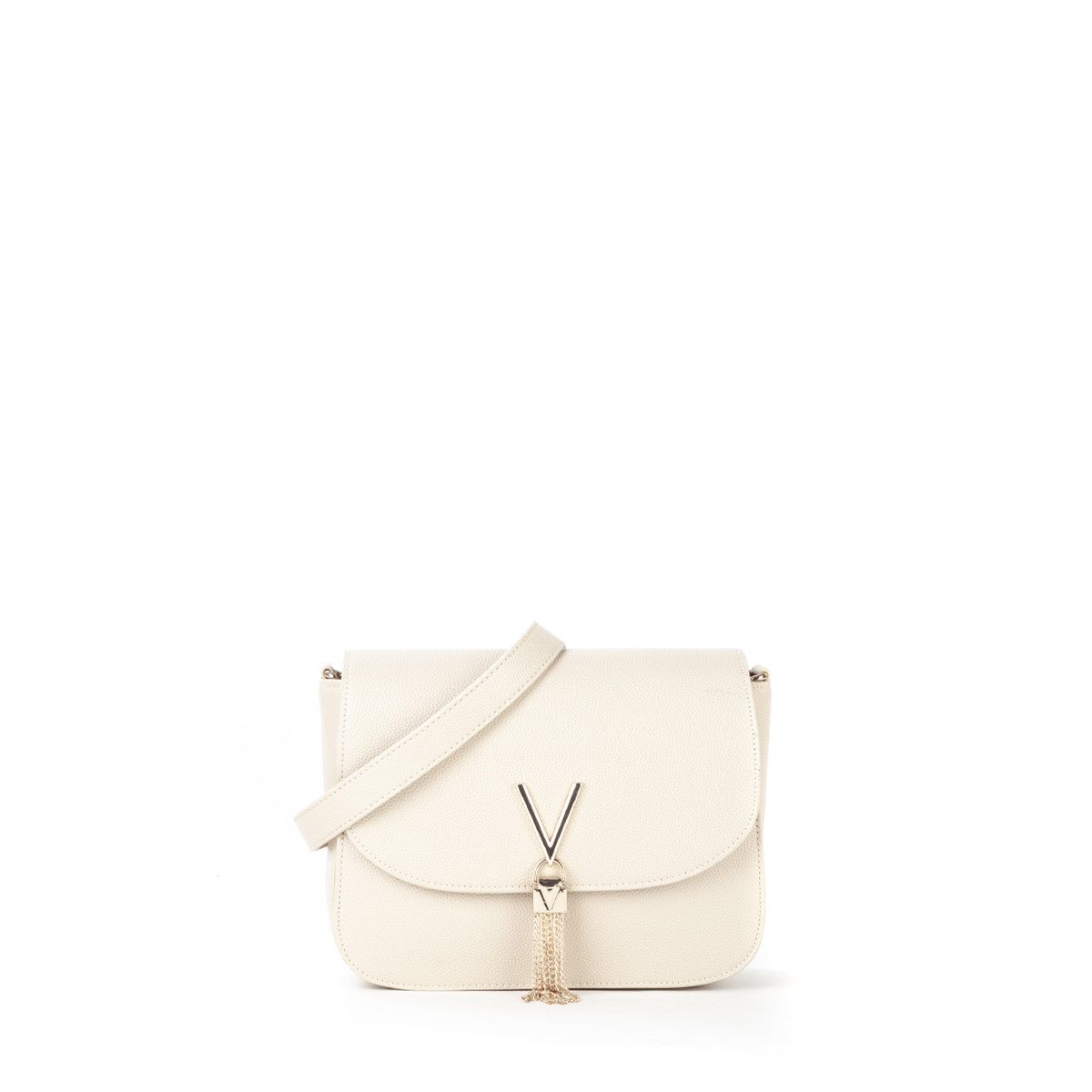VALENTINO BAGS Umhängetasche VBS1R404G Shoulder bag DIVINA Damen Handtasche (Stück, 1-tlg., 1), Markantes V-Emblem