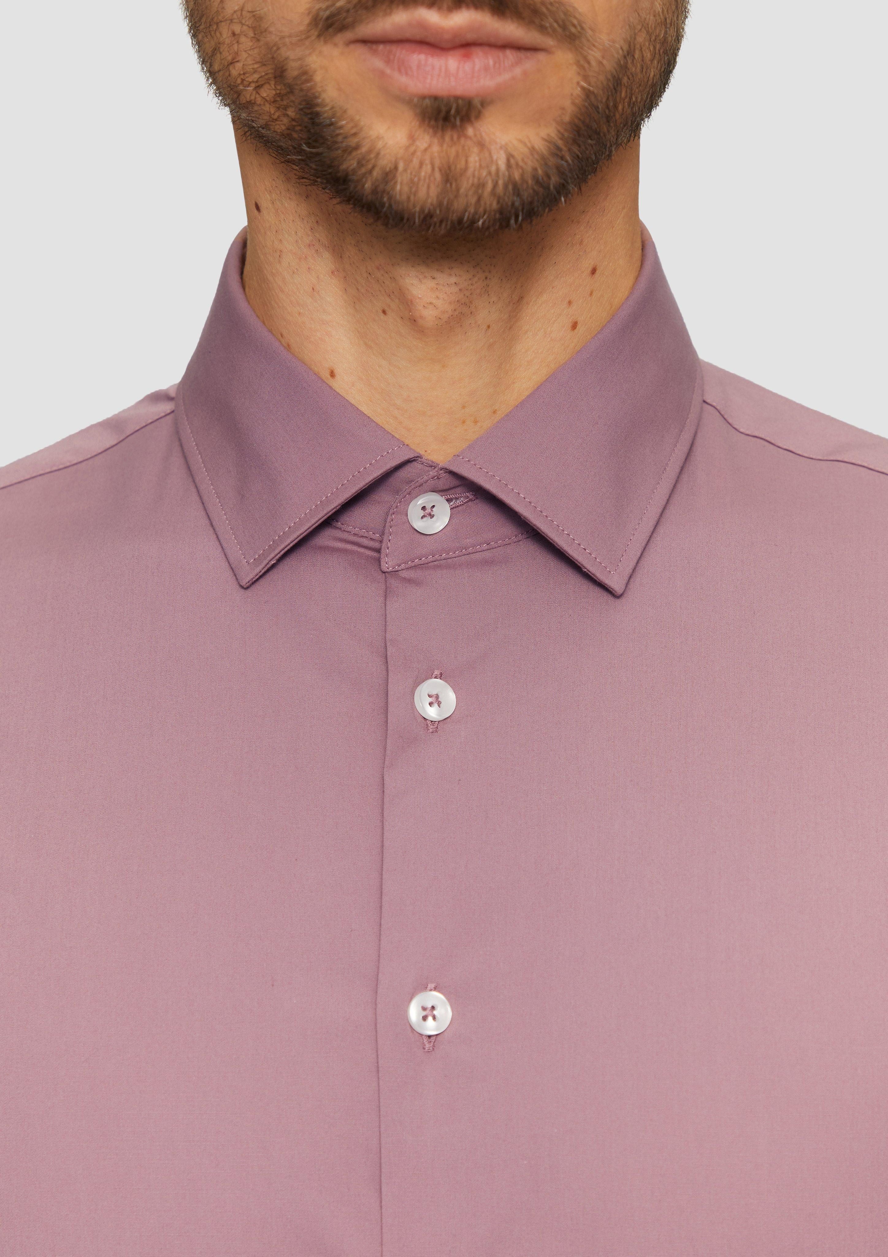 s.Oliver BLACK LABEL Langarmhemd Tailored Fit: günstig online kaufen