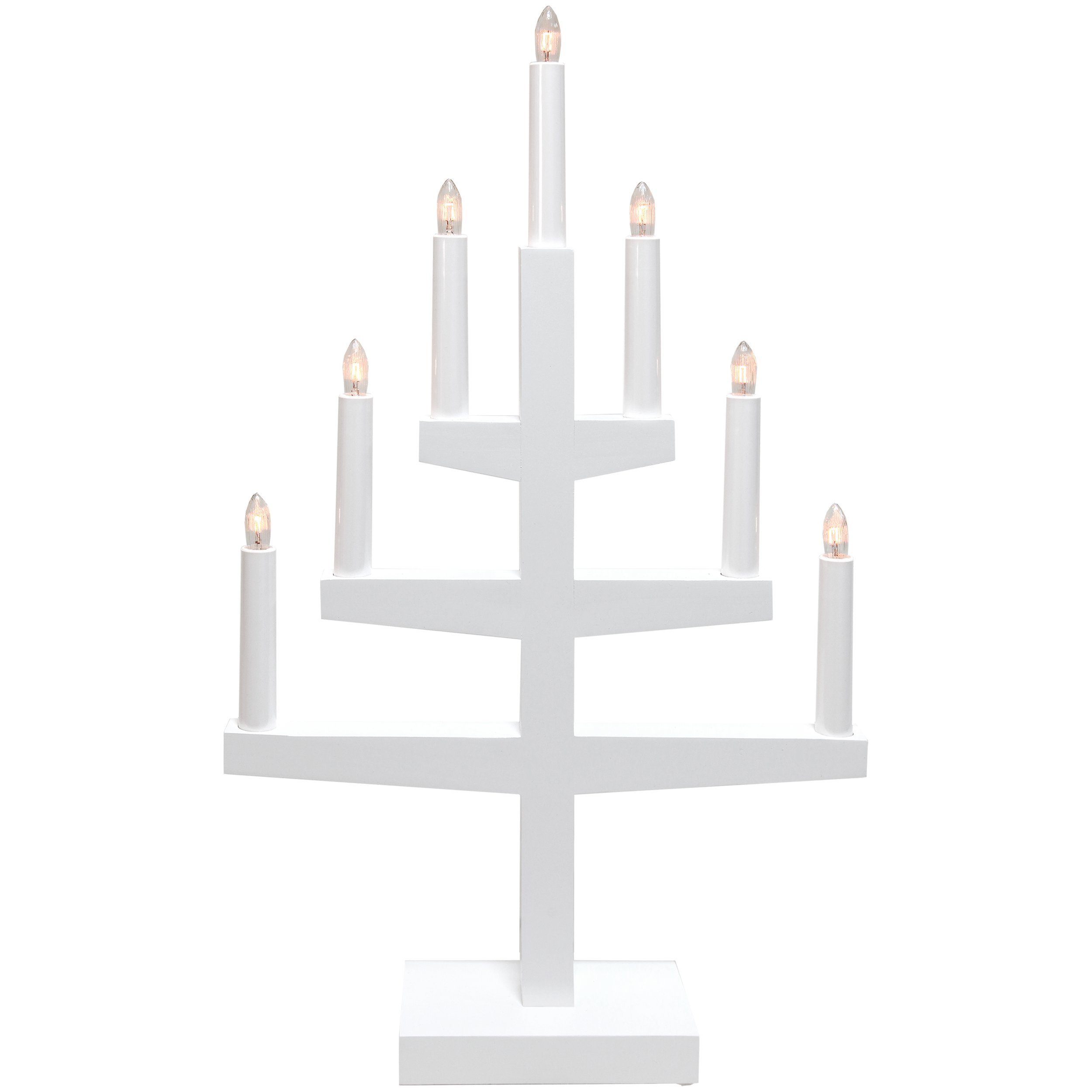 EGLO Kerzenständer Trapp, Maße: Höhe: 54 cm, Länge: 34 cm, Breite: 9 cm,  Länge Zuleitung: 180 cm