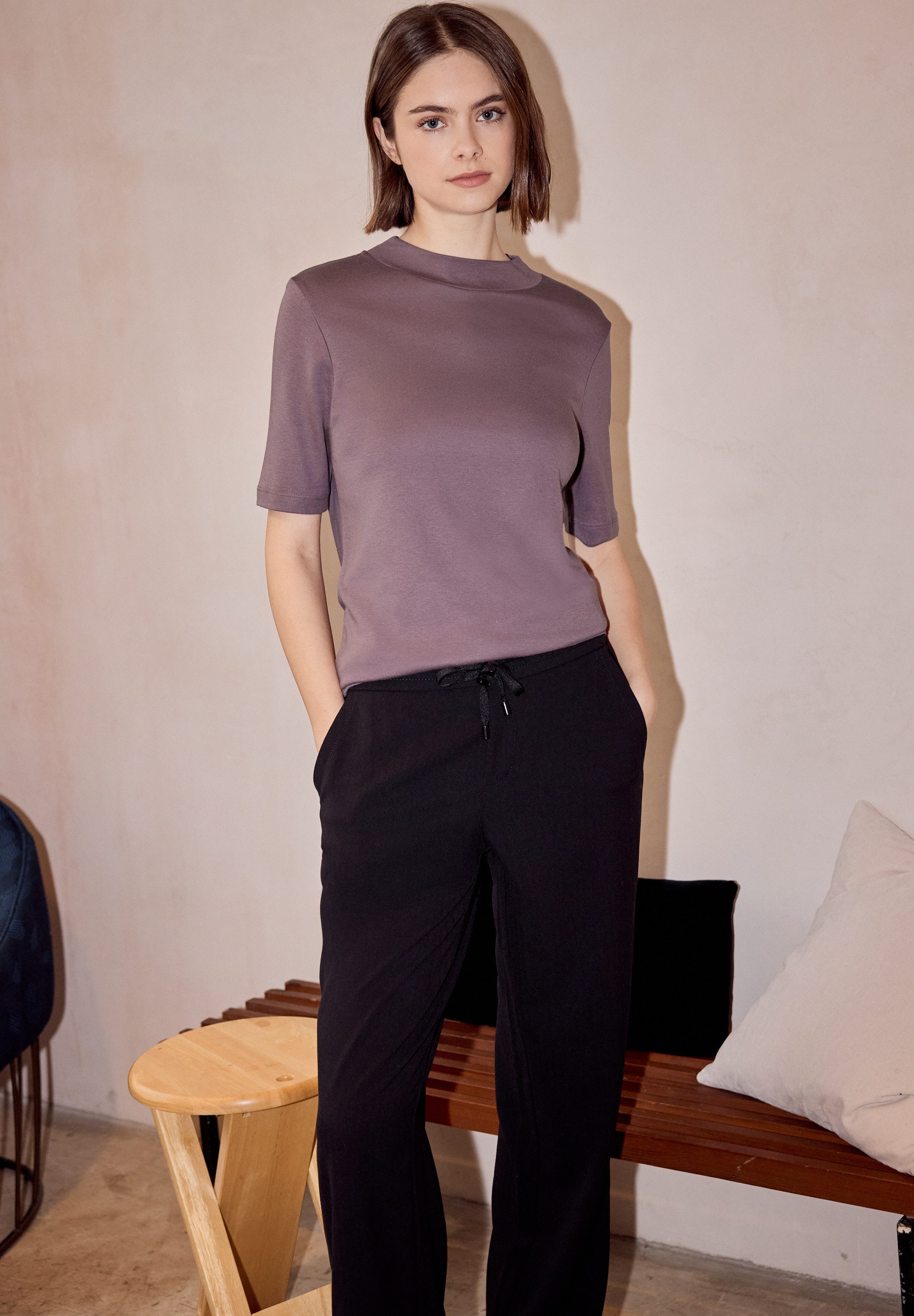 STREET ONE STUDIO Rollkragenshirt mit Turtleneck