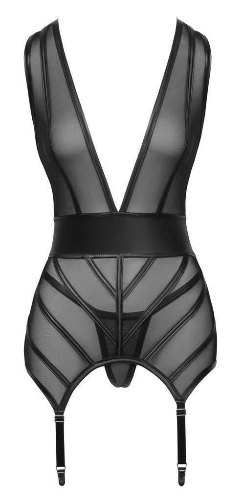 Cottelli LINGERIE Corsage Strapshemd transparent - mesh - sexy Look