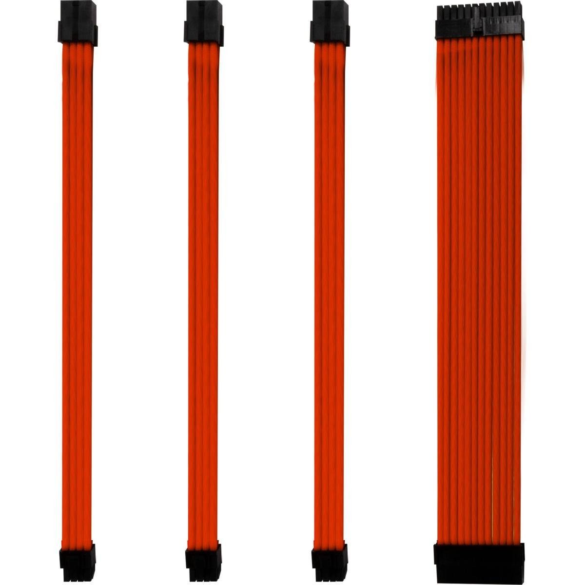 ONE GAMING Kabel-Sleeve-Set - Rot - Computer-Kabel