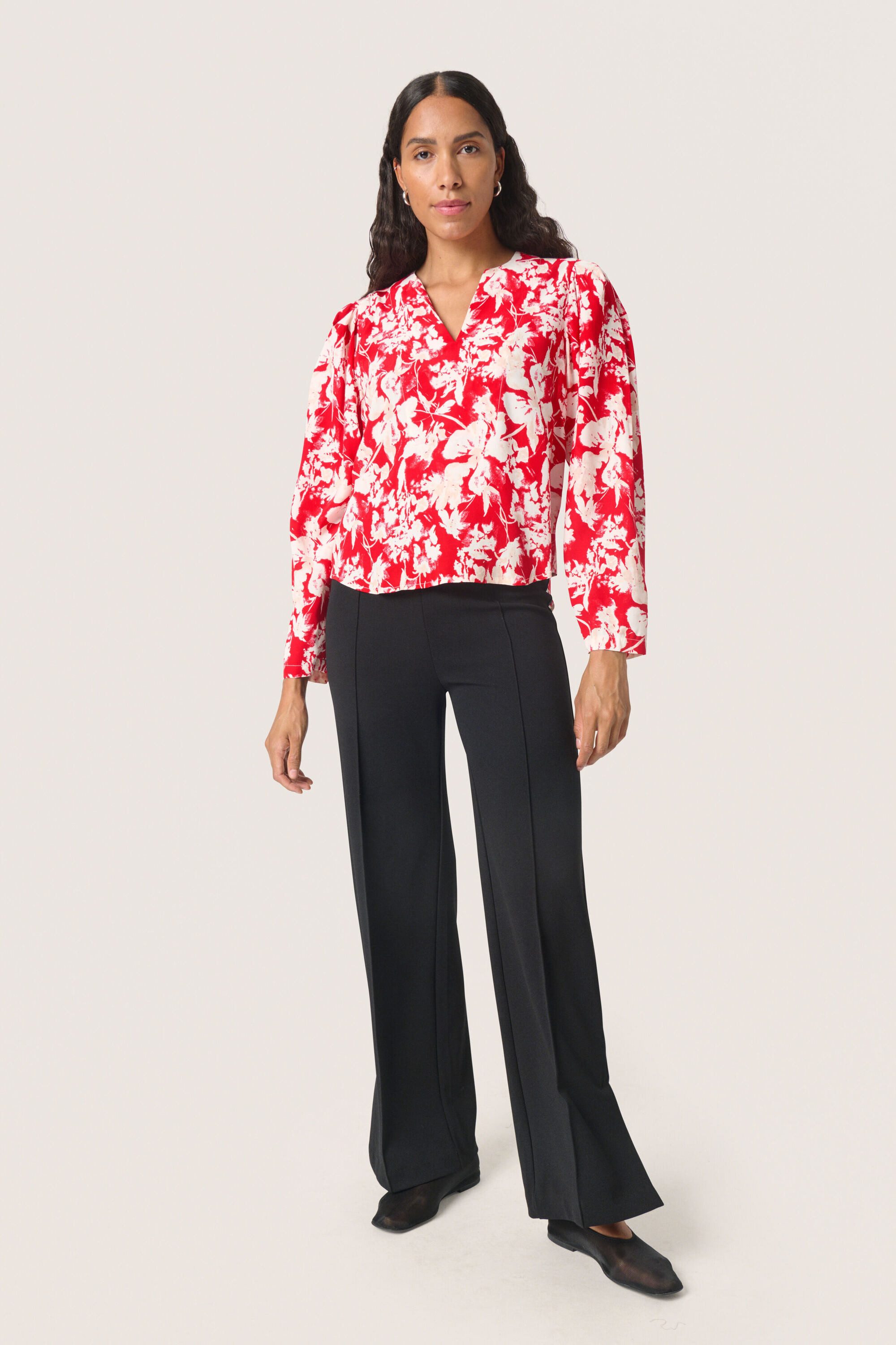 SOAKED IN LUXURY Langarmbluse Langarm-Bluse SLOline