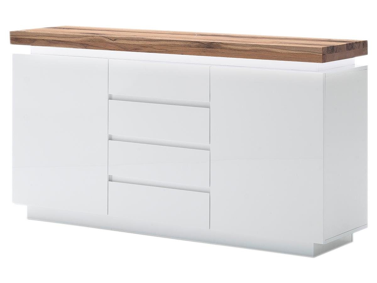 möbelando Sideboard Lisa, 150 x 81 x 40 cm (B/H/T)