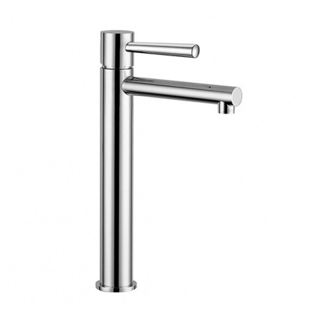 HAK Badewanne SPIKE Waschtischarmatur, hoch, Chrom, mit Ablaufgarnitur, Größe 300mm