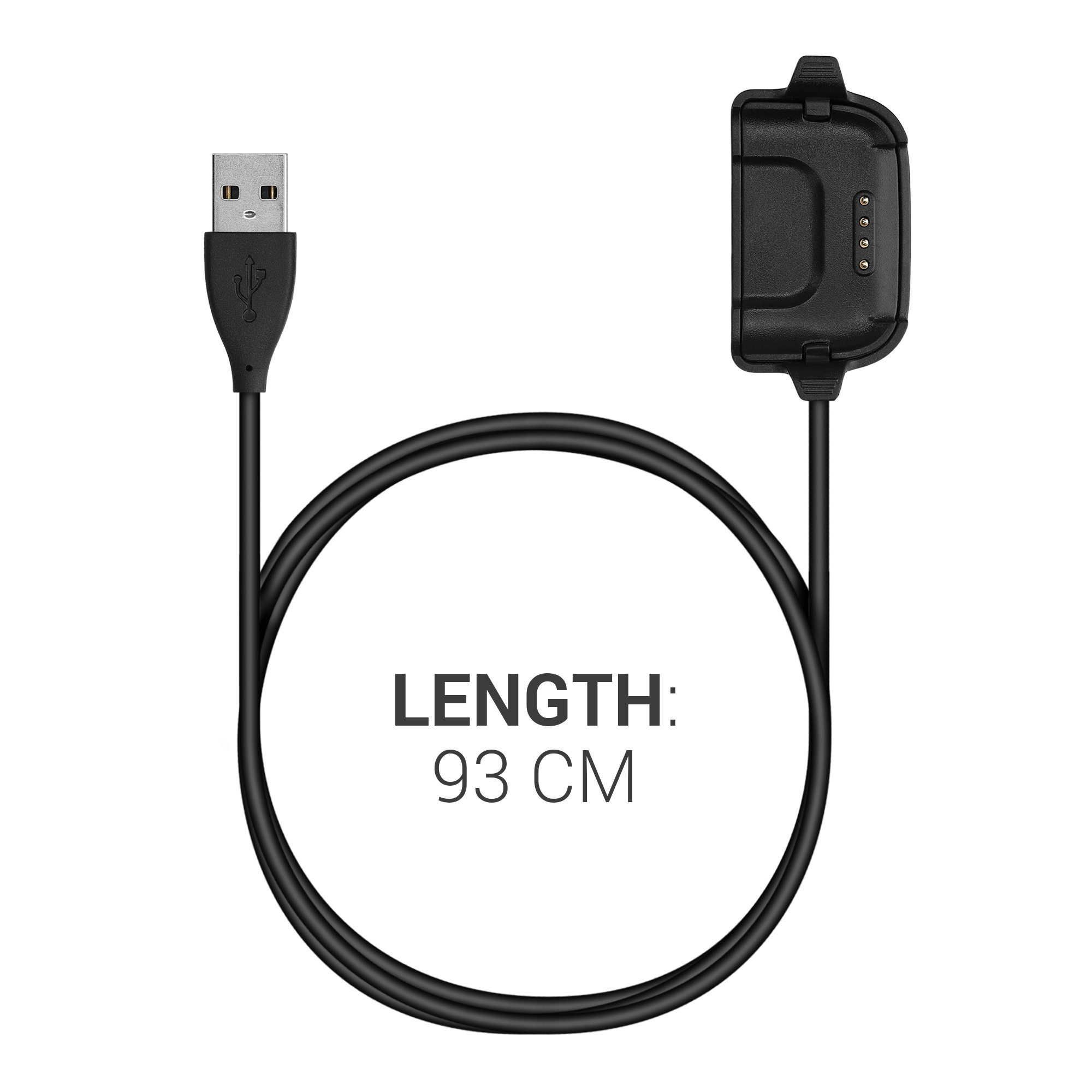 kwmobile USB Ladekabel für Willful Smart SW020 ID205 Aufladekabel Charger Watch / Elektro-Kabel, Ersatzkabel - Fitnesstracker Yamay - Kabel
