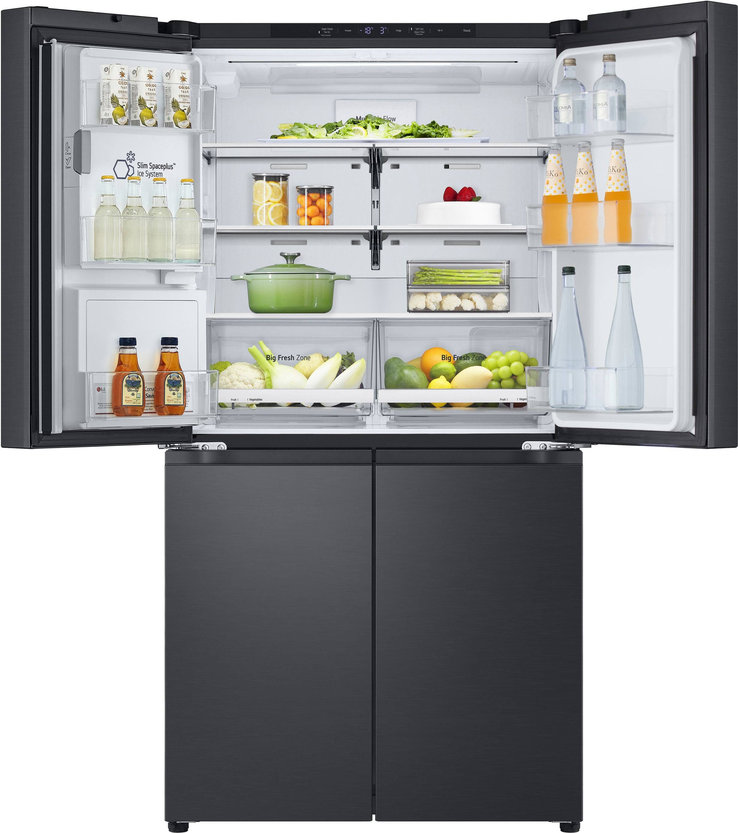 LG Multi Door GMF960EV2E, 179,2 cm hoch, 91,4 cm breit, No Frost, Wasserspender mit Smart Fill, großer Nutzinhalt von 646 L