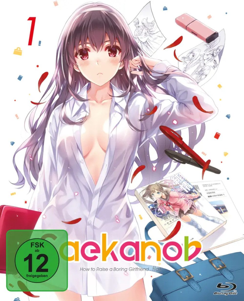 Blu-ray Saekano - How to Raise a Boring Girlfriend.flat. Vol.2.1, 1 Blu-ray