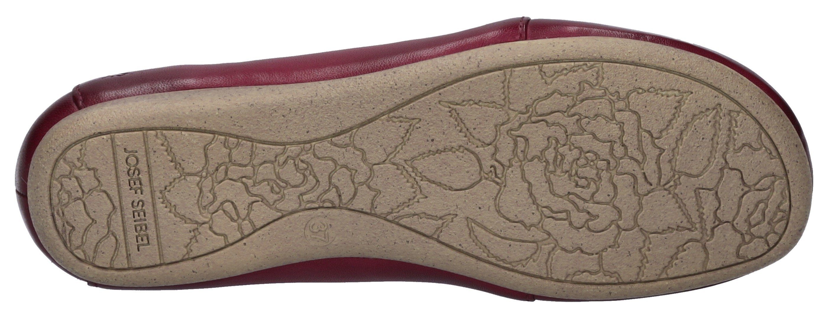 Josef Seibel Fiona 04 Riemchenballerina Slipper, Komfortschuh mit raffiniertem Gummizug, Weite G (weit)