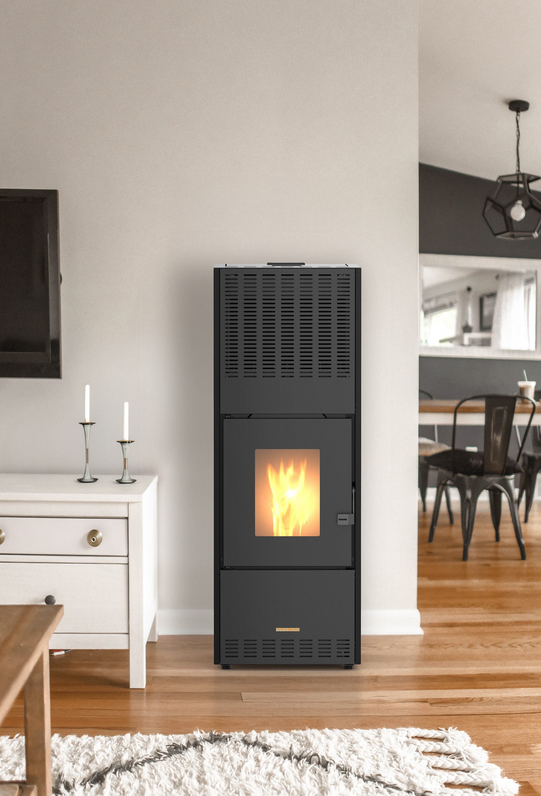 Blaze Pelletofen »Leo«, 10 kW, Dauerbrand, optional WLAN fähig