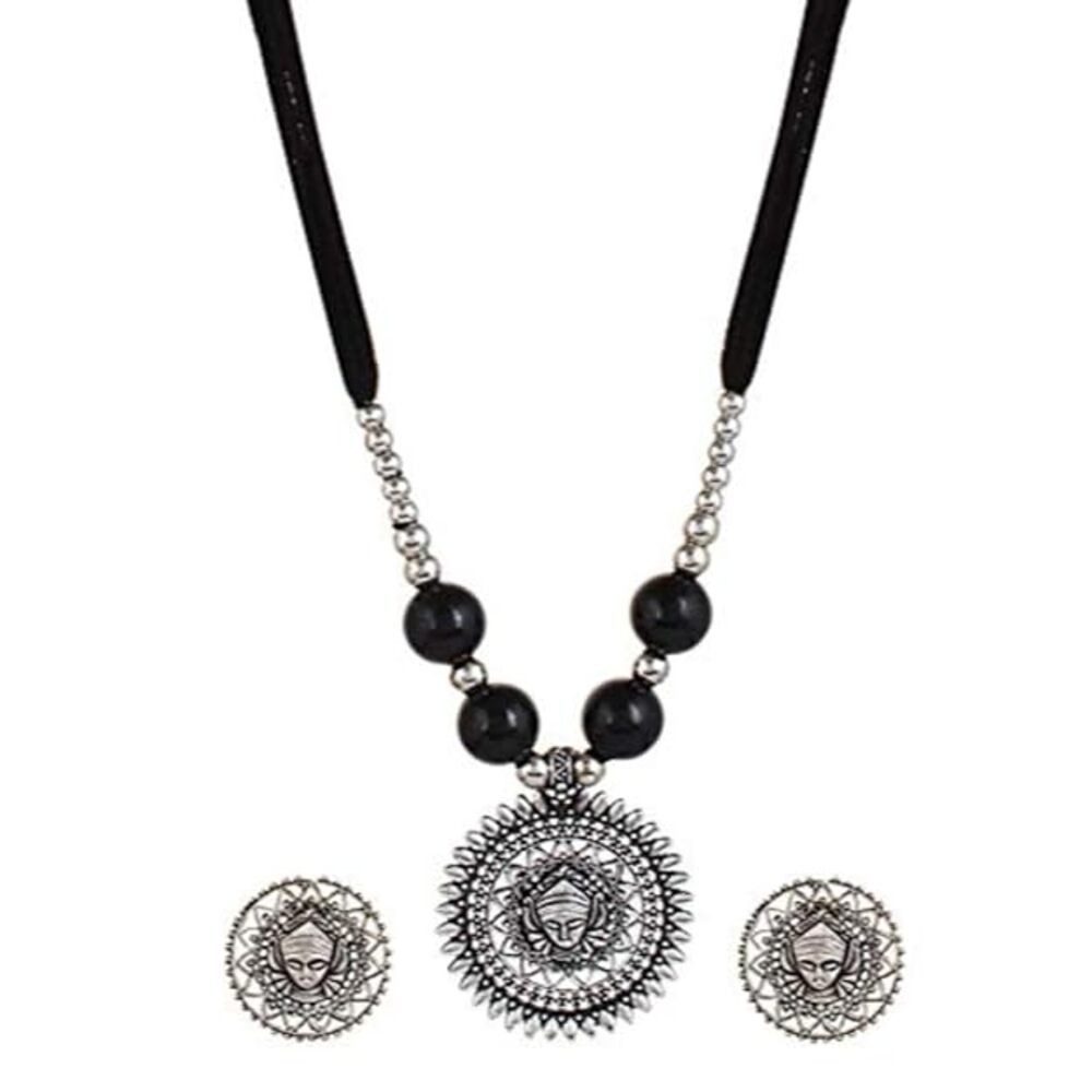 Schmuckset Antike oxidiert Halskette Für Frauen & Mädchen