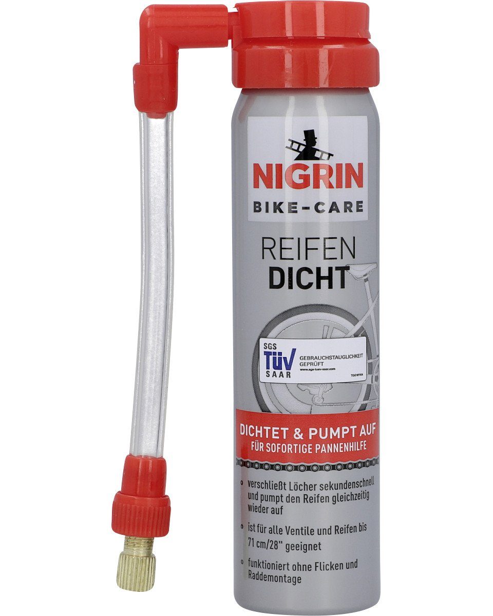 Reifen-Reparaturset Nigrin Reifen-Dicht Pannenspray 75ml