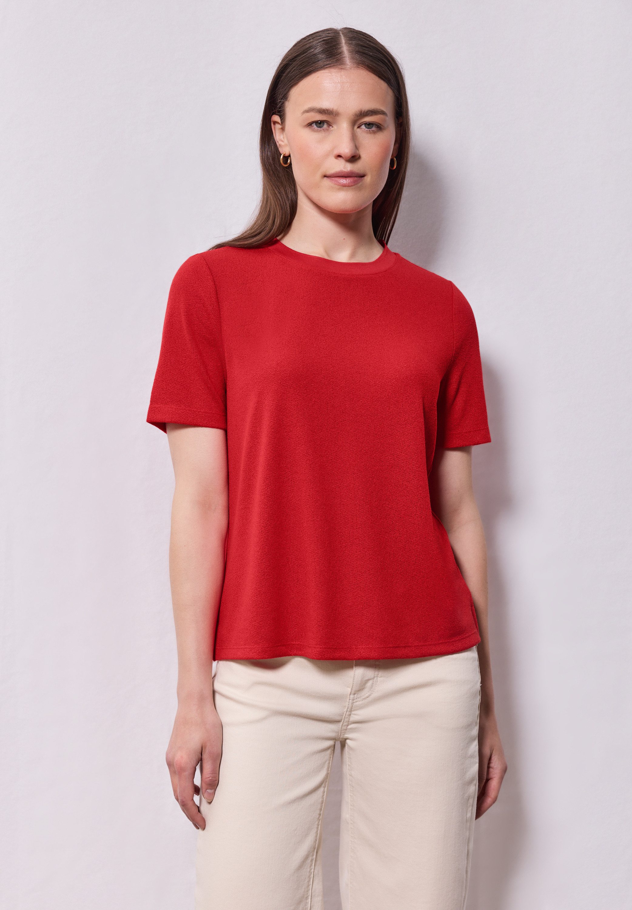 STREET ONE STUDIO T-Shirt aus elastischem günstig online kaufen