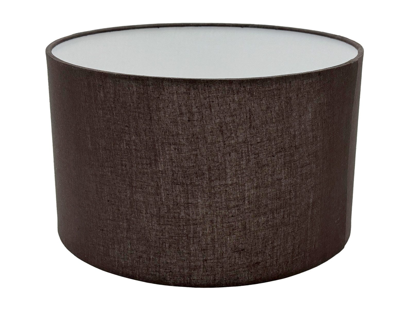 Amagohome Lampenschirm Lampenschirm 30 cm aus Baumwolle-Leinen – E27 Sockel – Leinenweiß oder