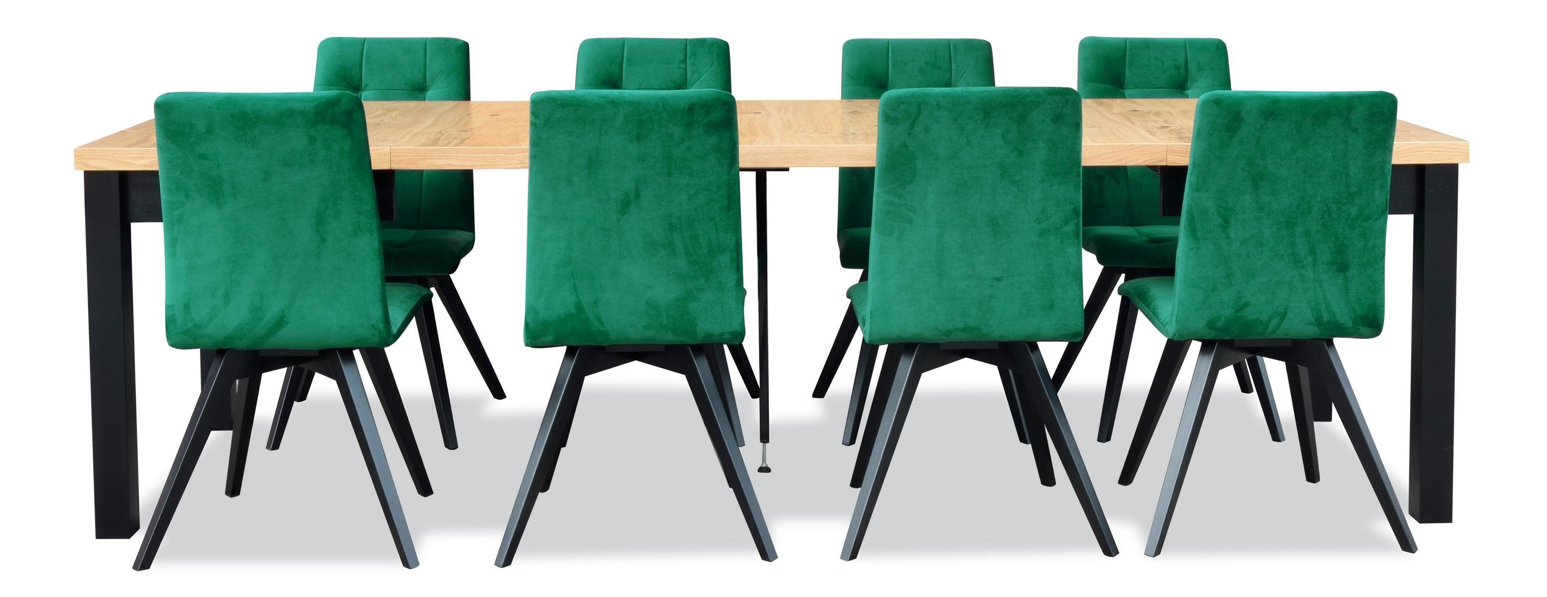 JVmoebel Neu Tisch Essgruppe, 7tlg.Gruppe Luxus Stühle Esstisch 6x Esszimmer Klassische Set