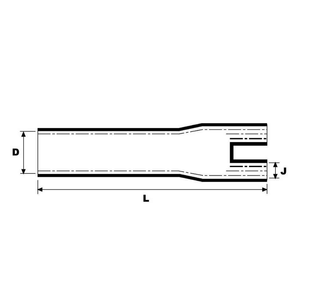 Thumbnail - HellermannTyton Schrumpfschlauch HellermannTyton 402-16039 Warmschrumpf-Aufteilkappe zweiadrig Nenn-Inn, (216-3-B8W)