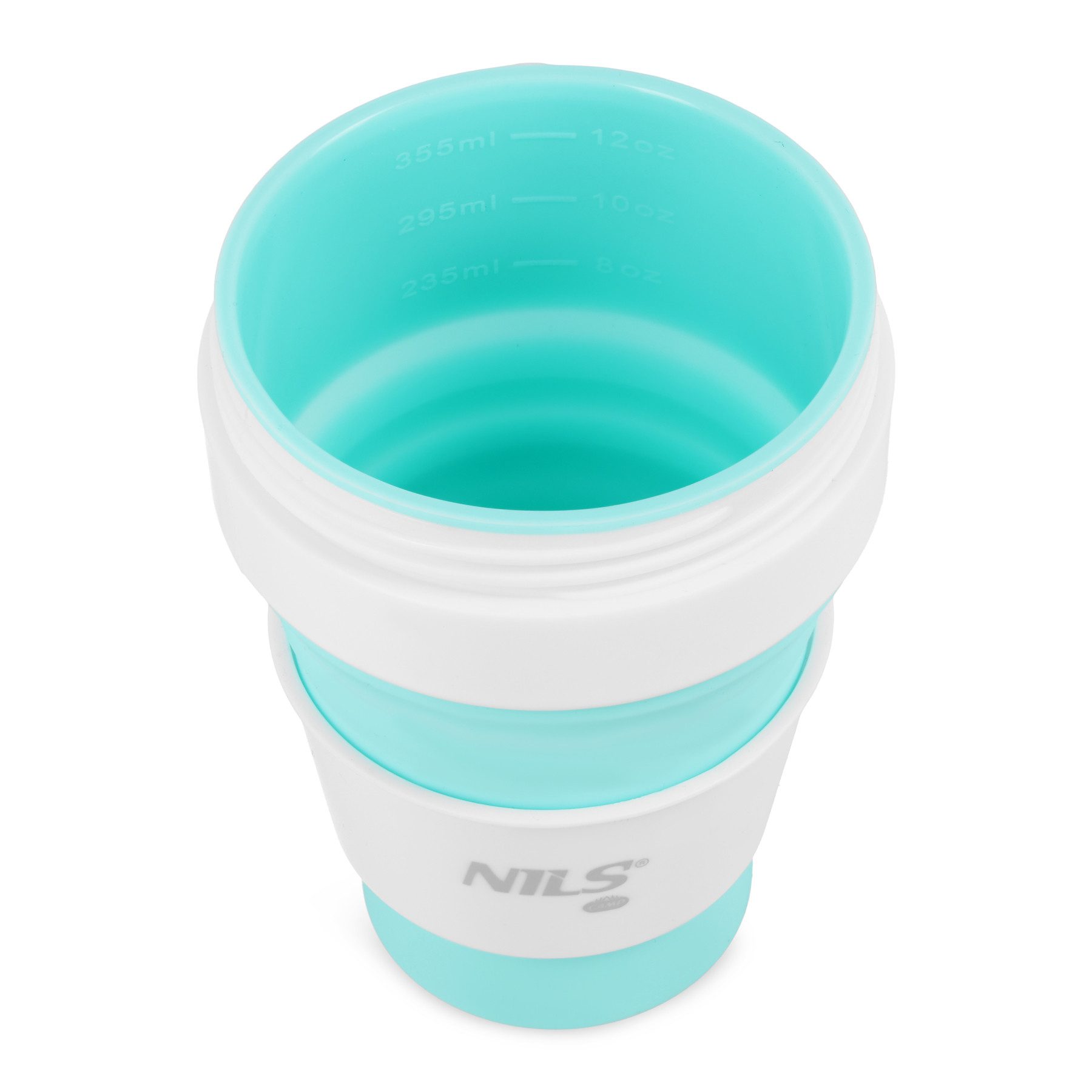 NILS CAMP Becher Silikon Faltbecher To-Go-Becher, leicht & platzsparend – Bild 5 von 5