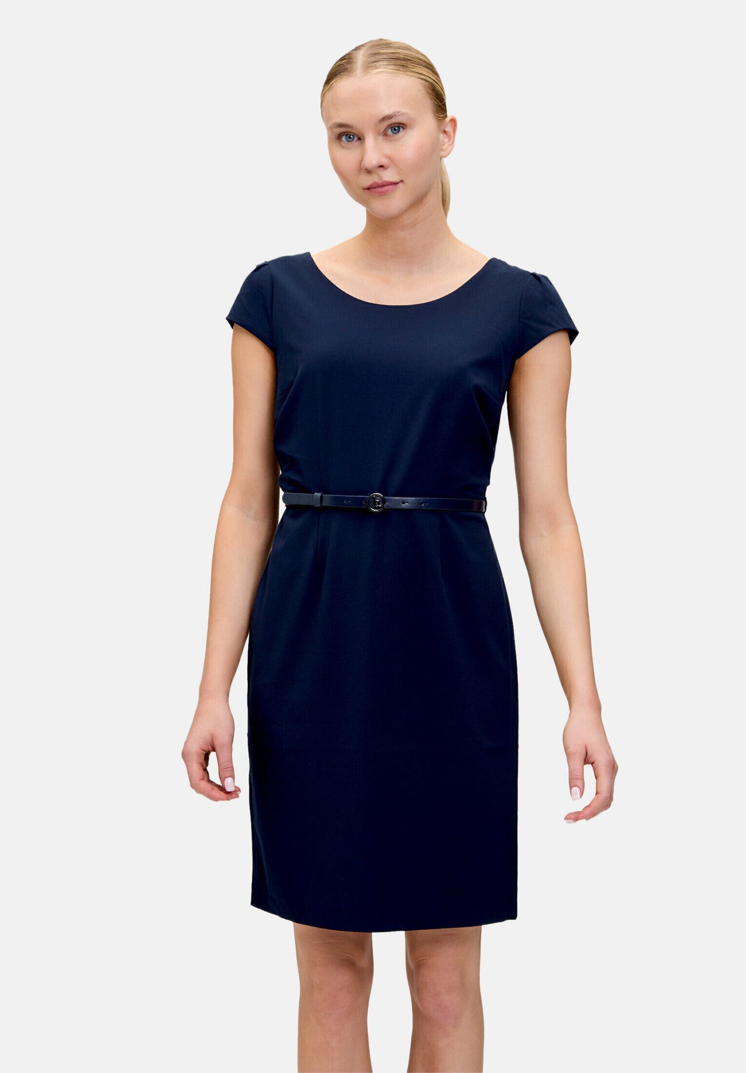 Betty&Co Etuikleid Damen mit Gürtel Gürtel – Bild 2 von 5