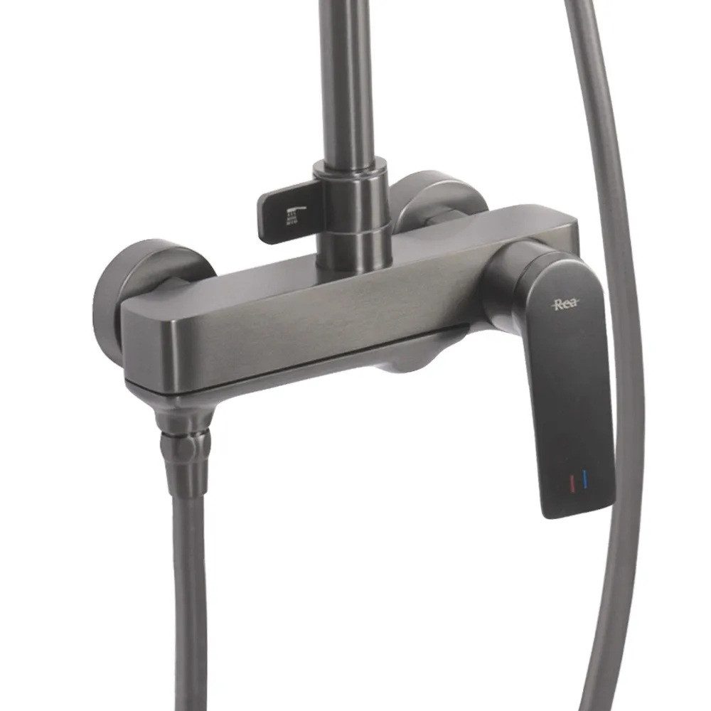 wohnwerk.idee Duschsystem Duscharmatur Dusche Regendusche Avalon Gold Matt günstig online kaufen