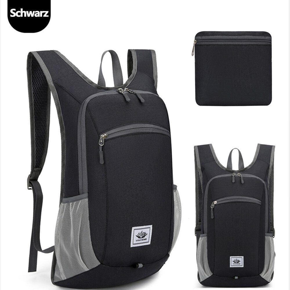 HAUSS SPOLE Schultertasche Schulter Rucksack Rucksäcke Crossbody Umhängetasche (Herren und Damen 30 x 17 x 11 cm, Geldgürtel, Handytasche, Anti-Diebstahl, Sport, Sporttasche, Groß, Unisex), für Outdoor Camping Reisen Wandern Radfahren Multipurpose Tagepacks