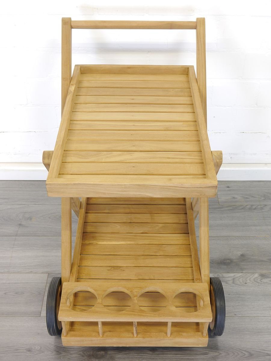 AFG Grillablagetisch Servierwagen Teak massiv unbehandelt günstig online kaufen