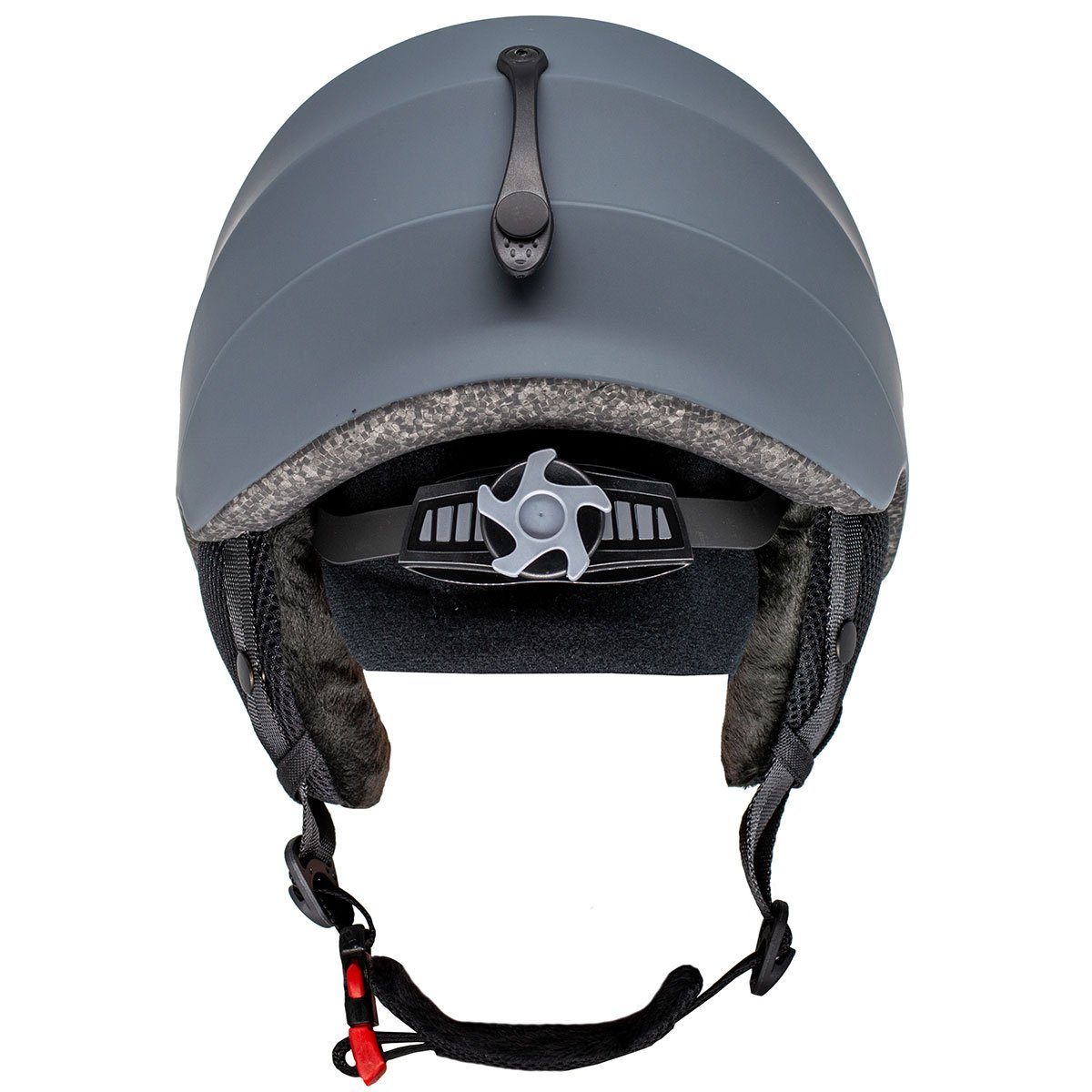 Farbe Helm M und Anpassung), stufenloser Airtracks S- Damen Snowboardhelm MASTER » & Ski Snowboard 48-52cm. 52-56cm, - T-52 « grau (für Ventilationssystem L- Herren Matt / mit 56-60cm -