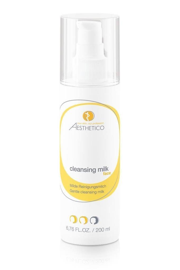 Aesthetico Gesichts-Reinigungscreme Aesthetico Cleansing Milk für trockene sensible Haut 200 ml, 1-tlg.