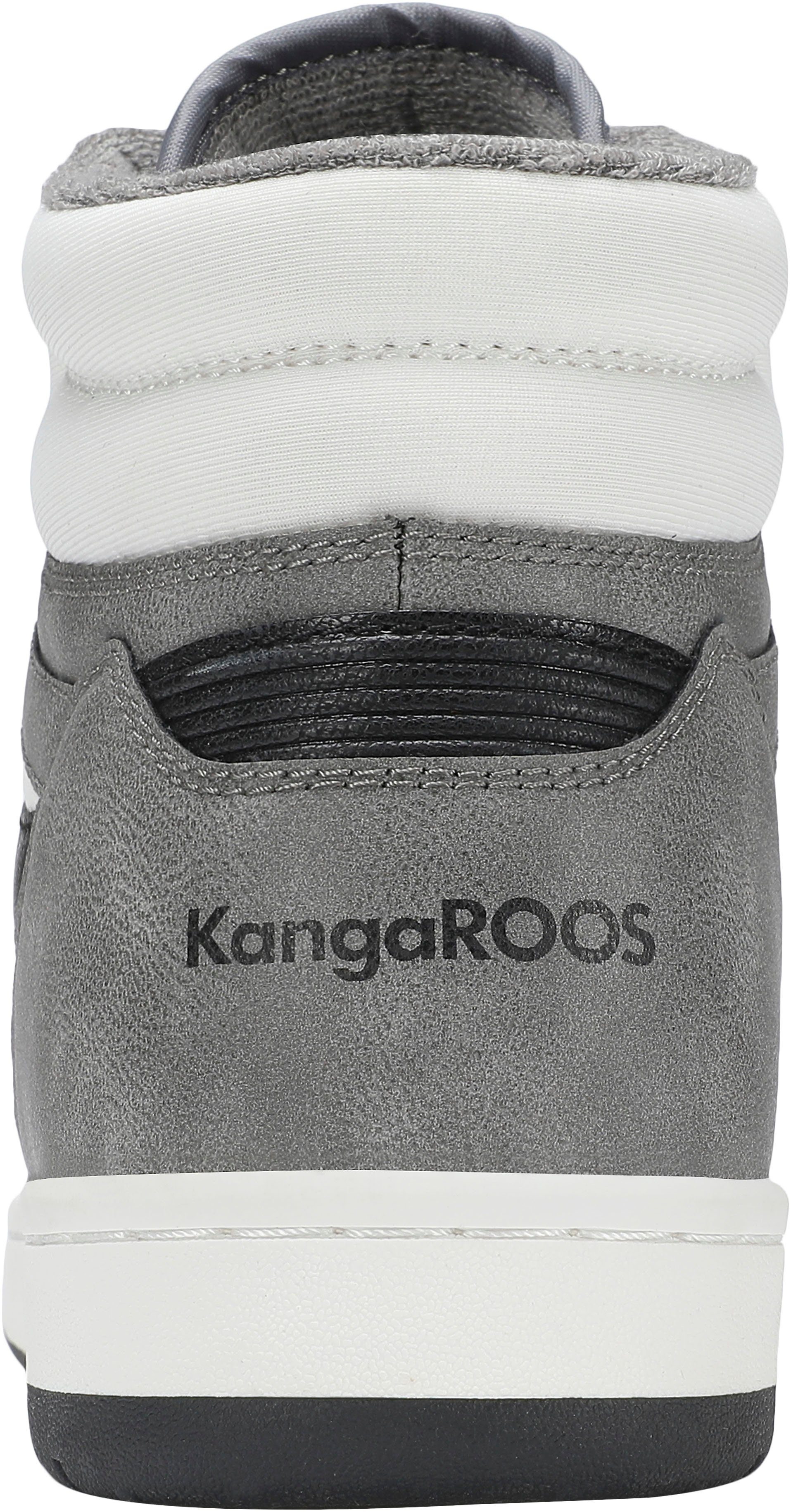Sneaker KangaROOS K-Slam Mid grau-schwarz Point