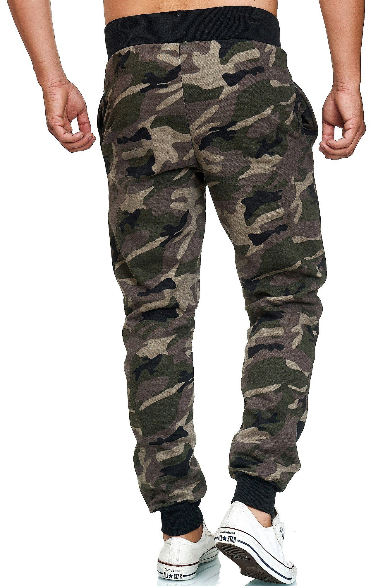 L.gonline Jogginghose Herren JoggingHOSE lang, Trainingshose Baumwolle, Sporthose mit (Sweatpants, 1-tlg) mit elastischem Bund
