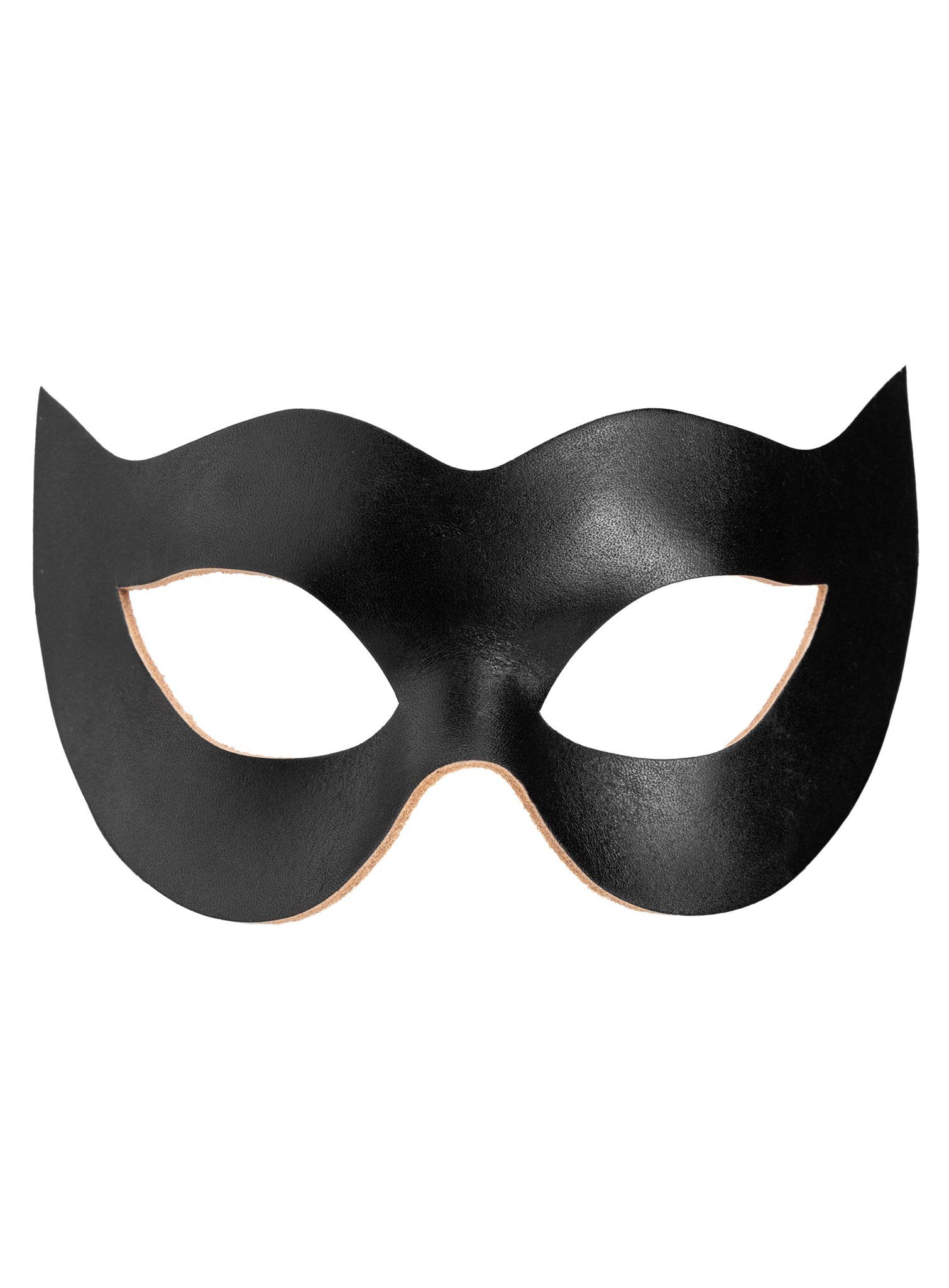 Andracor Verkleidungsmaske Colombina Spiona schwarz - Karneval Faschingsmaske, Ob als verwegenes Kätzchen oder als stylische Catwoman, die Ledermask