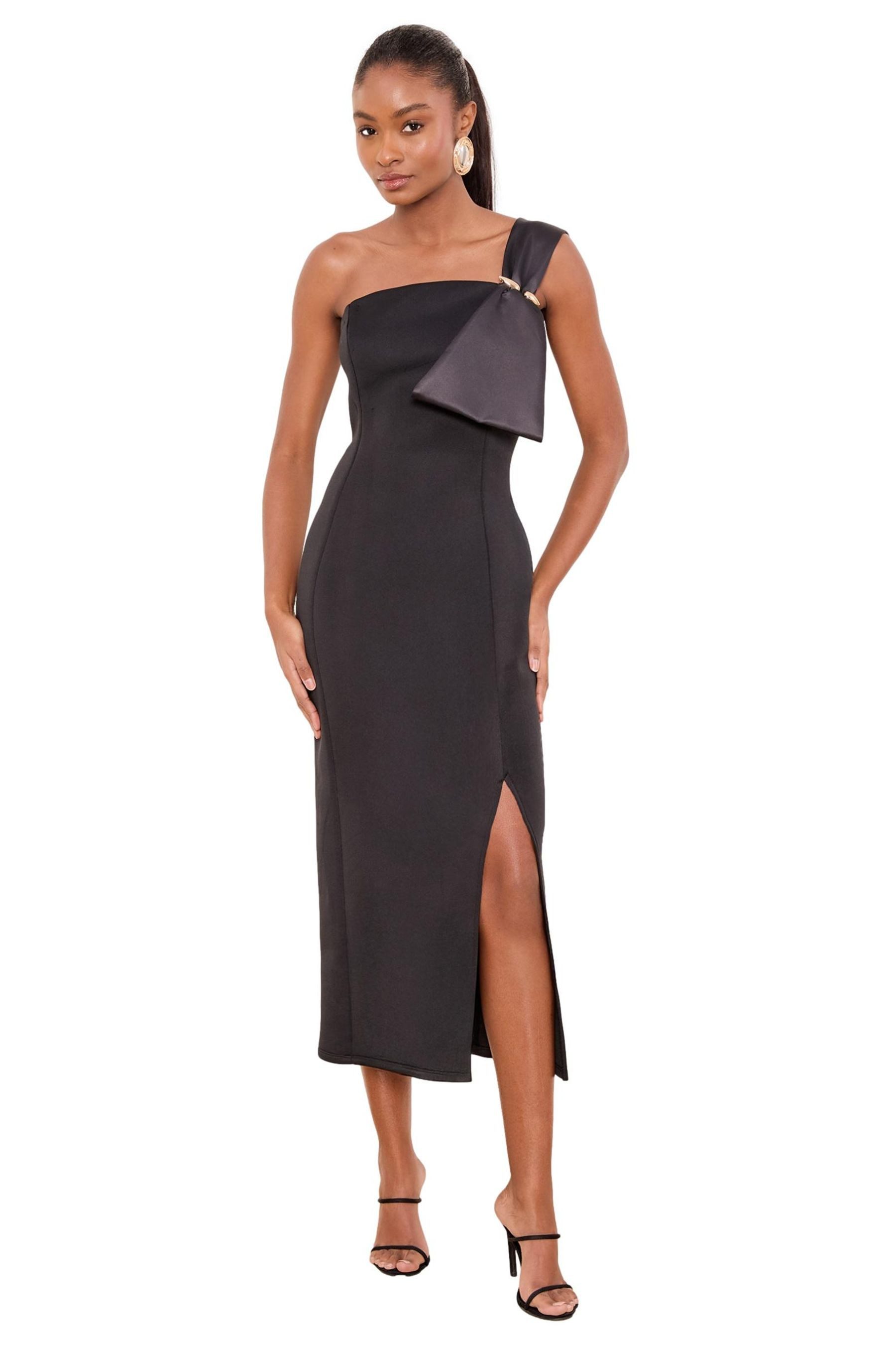 LIPSY Midikleid Lipsy asymmetrisches Bodycon-Midikleid (1-tlg) günstig online kaufen