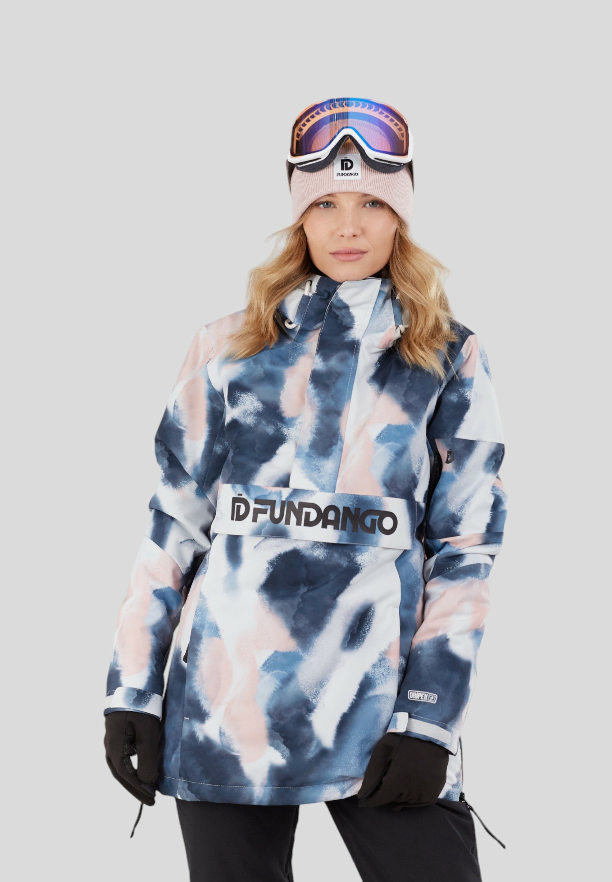 Fundango Winterjacke Birch ECO Logo Anorak technische Schlupfjacke für Ski günstig online kaufen