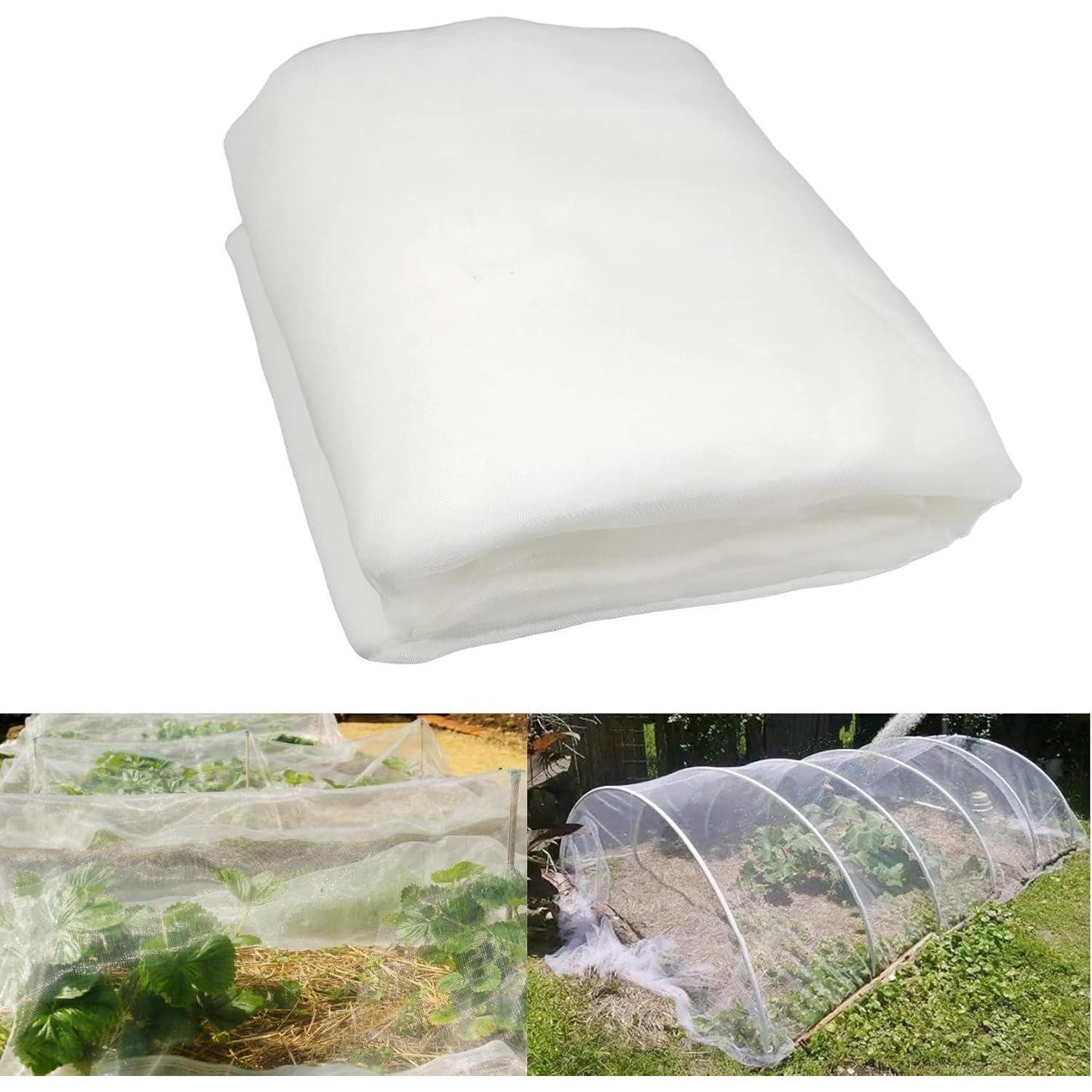 LuxusKollektion Schutznetz Insektenschutznetz 3m x 10m Feinmaschig Gemüsenetz Obst Gemüse Schutz