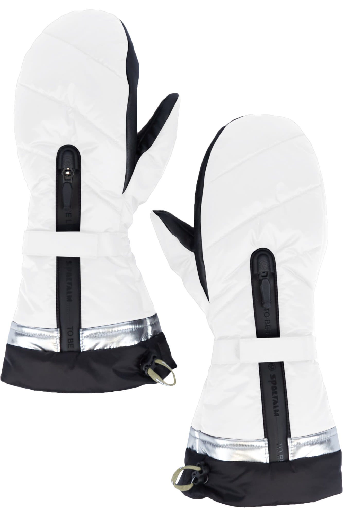 Damen Optical Sportalm White W Accessoires Sportalm Kitzbühel Fleecehandschuhe Gloves