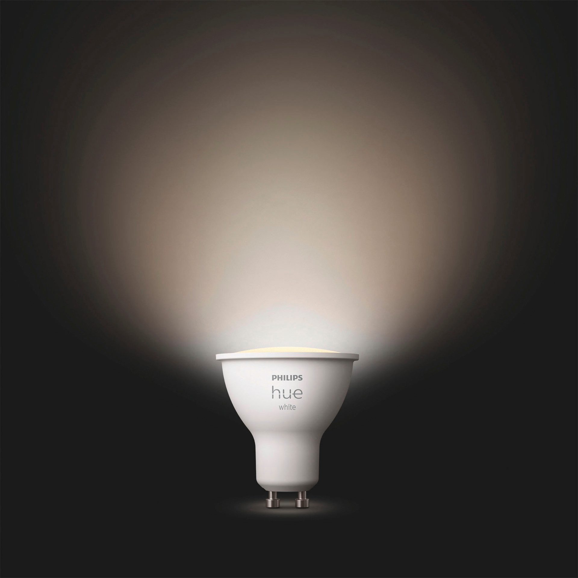 Philips Hue LED-Leuchtmittel White GU10 Einzelpack 400lm, GU10, 1 St.