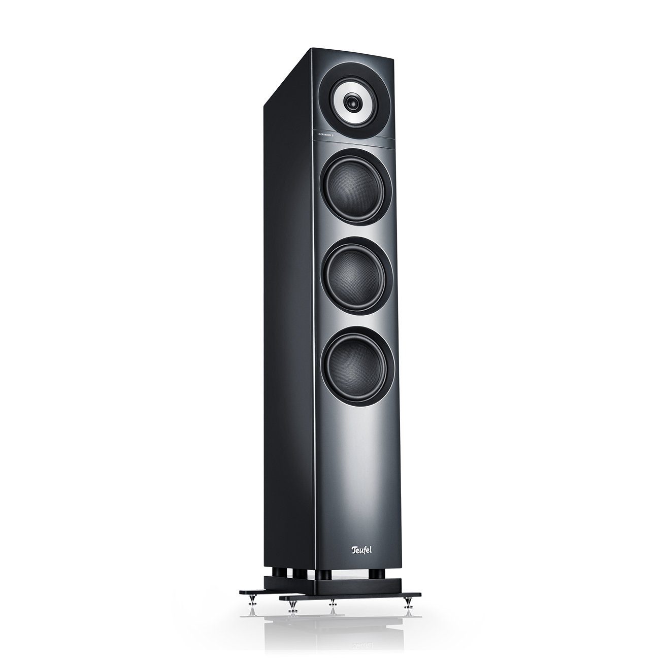 Teufel DEFINION 3 Surround "5.1-Set" Stand-Lautsprecher (Mächtiger Subwoofer, als Front- oder Downfire-Subwoofer verwendbar)