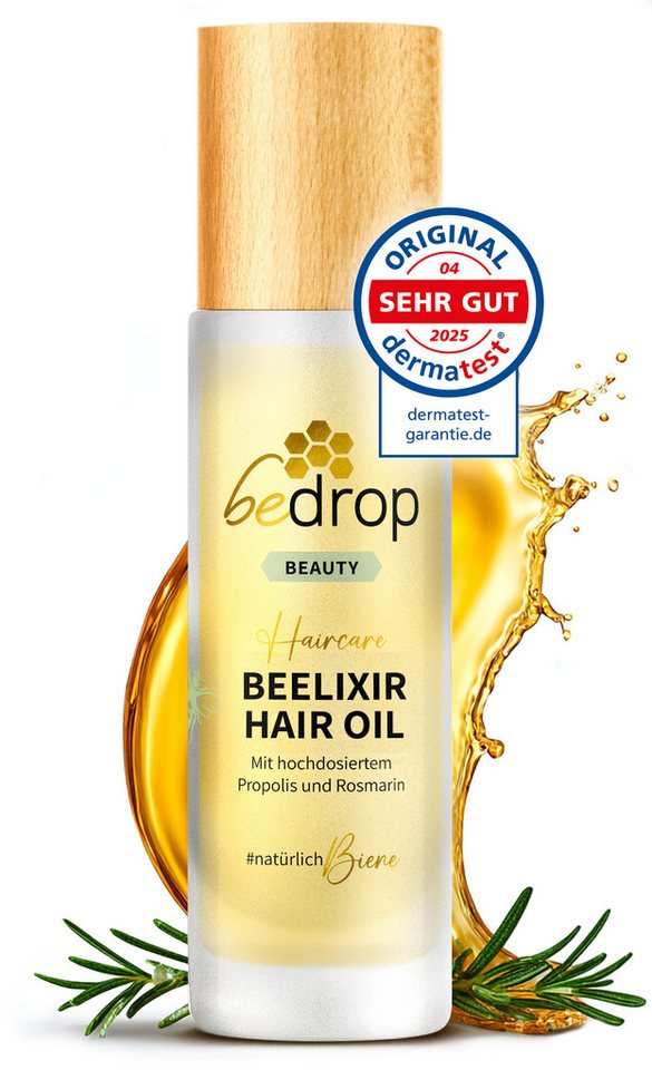 bedrop Haaröl bedrop Beelixir Haaröl bei Haarausfall - Für Haarwachstum & Pflege, für Haare und Kopfhaut, mit Manuka Honig, Propolis, Rosmarin Extrakt
